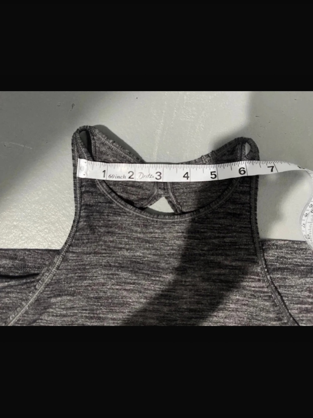 Lululemon Gray Racerback Tank Top - Picture 6 of 6